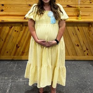 PINK BLUSH DRESS WORN ONCE